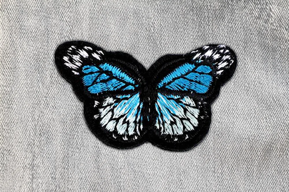Kleiner Schmetterling Aufbügler // Patch bzw. Aufnäher
