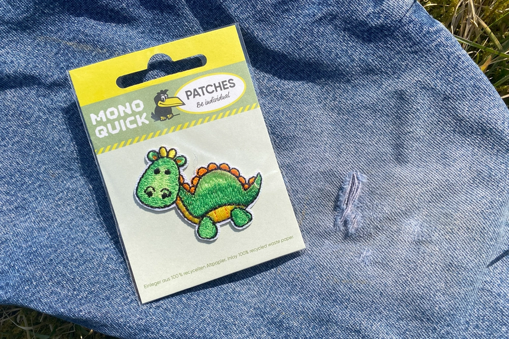 Kleiner grüner Dinosaurier  // Patch bzw. Aufnäher