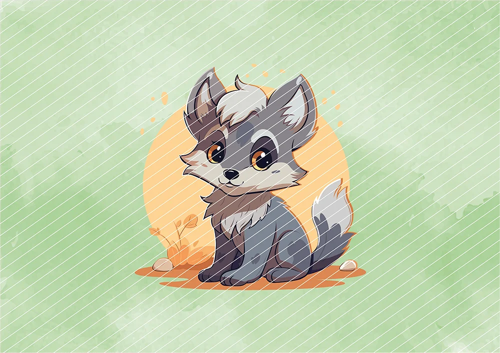 Hundewelpe // Bügelbild