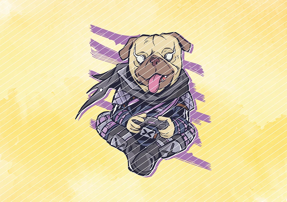 Gaming-Mops // Bügelbild