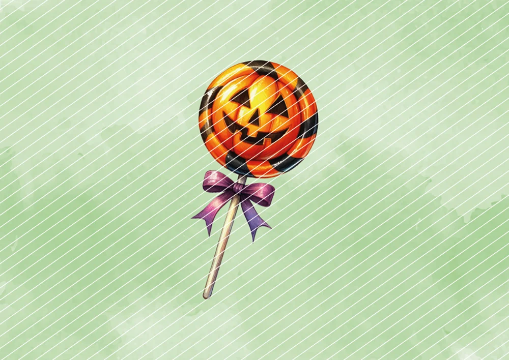 Halloween Lolli // Bügelbild