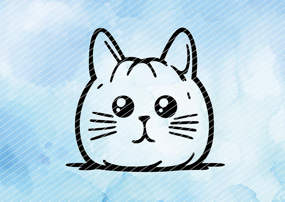 Kürbis Katze // Plotterdatei SVG Vektor Grafik