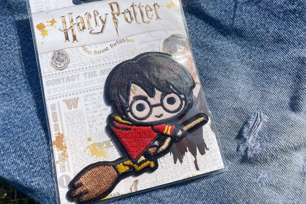 Harry Potter auf seinem Besen  // Patch bzw. Aufnäher