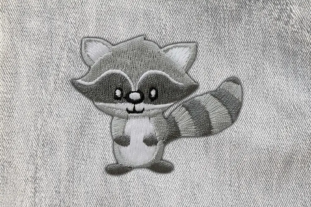 Süßer Waschbär  // Patch bzw. Aufnäher