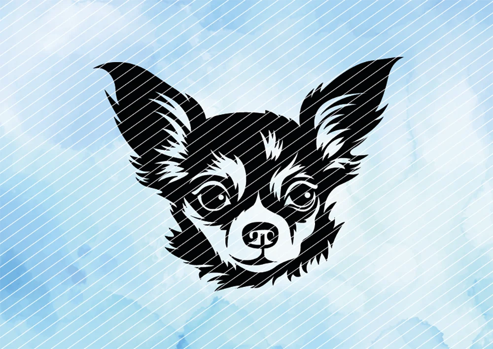 Chihuahua // Plotterdatei SVG Vektor Grafik