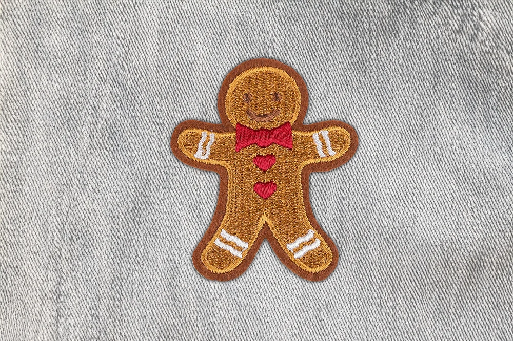 Lebkuchenmann Aufbügler // Patch bzw. Aufnäher