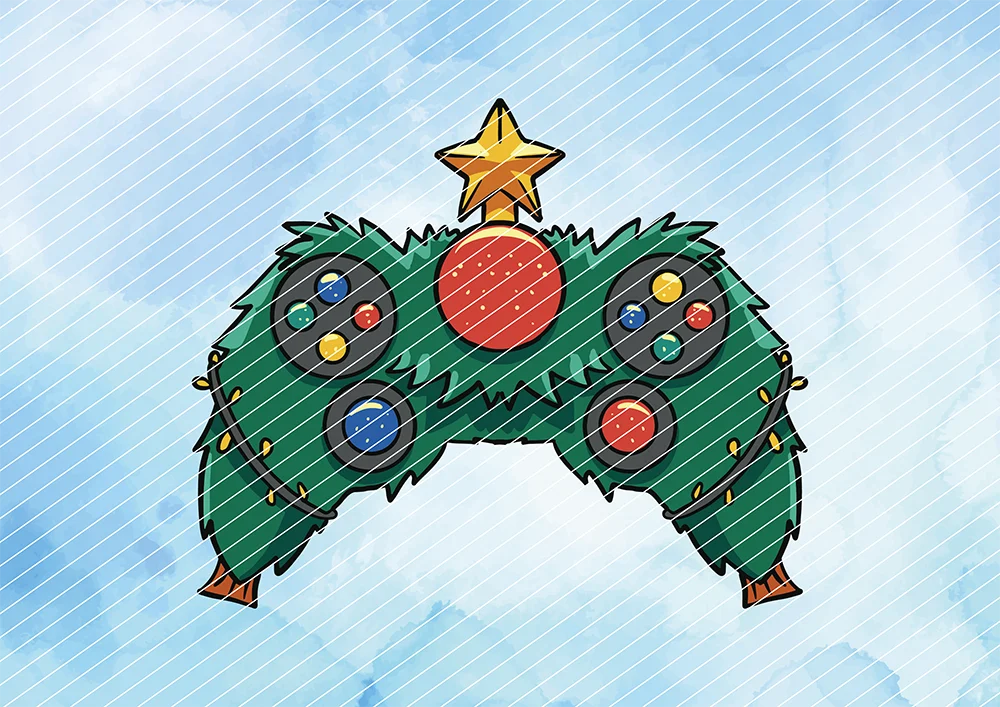 Weihnachts-Controller // Bügelbild